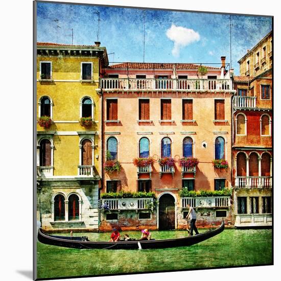 Colors Of Venice - Artistic Picture-Maugli-l-Mounted Art Print