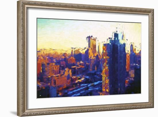 Colors Sunday - In the Style of Oil Painting-Philippe Hugonnard-Framed Giclee Print