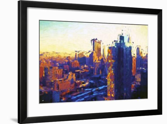 Colors Sunday - In the Style of Oil Painting-Philippe Hugonnard-Framed Giclee Print