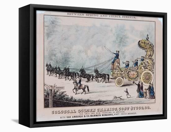 Colossal Golden Chariot, Cost $7,000-T. W. Strong-Framed Premier Image Canvas