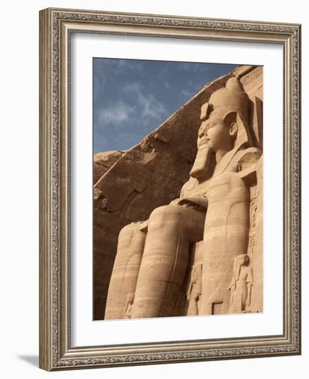 Colossal Statue of Ramses II Sits at the Entrance to the Great Temple of Abu Simbel, Egypt-Mcconnell Andrew-Framed Photographic Print