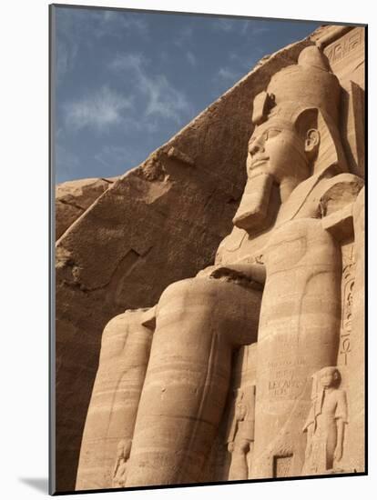 Colossal Statue of Ramses II Sits at the Entrance to the Great Temple of Abu Simbel, Egypt-Mcconnell Andrew-Mounted Photographic Print