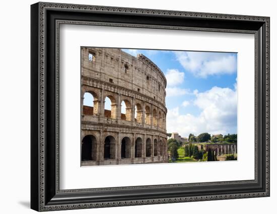 Colosseum (Flavian Amphitheatre), UNESCO World Heritage Site, Rome, Lazio, Italy, Europe-Nico Tondini-Framed Photographic Print