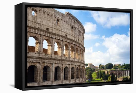 Colosseum (Flavian Amphitheatre), UNESCO World Heritage Site, Rome, Lazio, Italy, Europe-Nico Tondini-Framed Premier Image Canvas