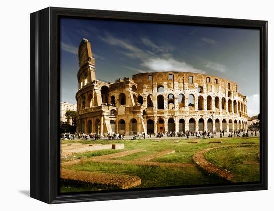 Colosseum in Rome, Italy-Iakov Kalinin-Framed Premier Image Canvas