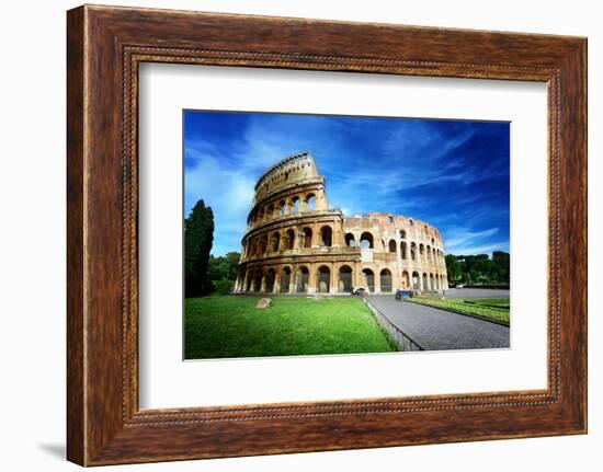 Colosseum in Rome, Italy-Iakov Kalinin-Framed Photographic Print