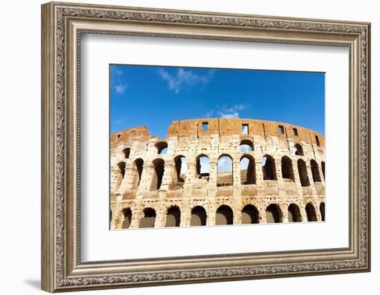 Colosseum or Flavian Amphitheatre, Rome, Latium, Italy, Europe-Nico Tondini-Framed Photographic Print