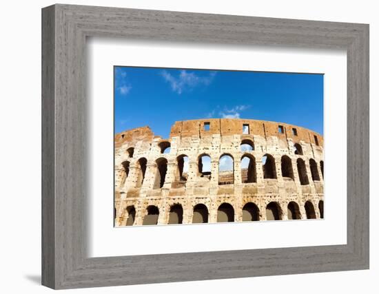 Colosseum or Flavian Amphitheatre, Rome, Latium, Italy, Europe-Nico Tondini-Framed Photographic Print