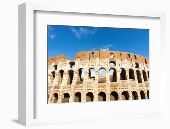 Colosseum or Flavian Amphitheatre, Rome, Latium, Italy, Europe-Nico Tondini-Framed Photographic Print