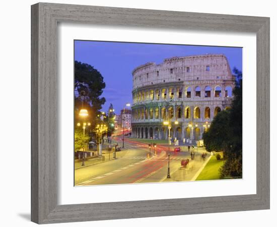 Colosseum, Rome, Lazio, Italy, Europe-John Miller-Framed Photographic Print