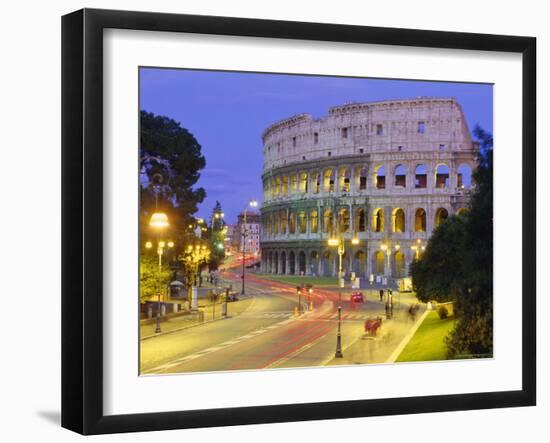 Colosseum, Rome, Lazio, Italy, Europe-John Miller-Framed Photographic Print