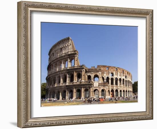 Colosseum, Rome, Lazio, Italy, Europe-Simon Montgomery-Framed Photographic Print