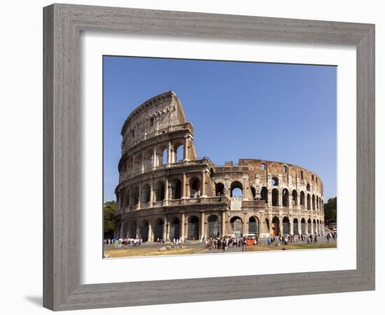 Colosseum, Rome, Lazio, Italy, Europe-Simon Montgomery-Framed Photographic Print