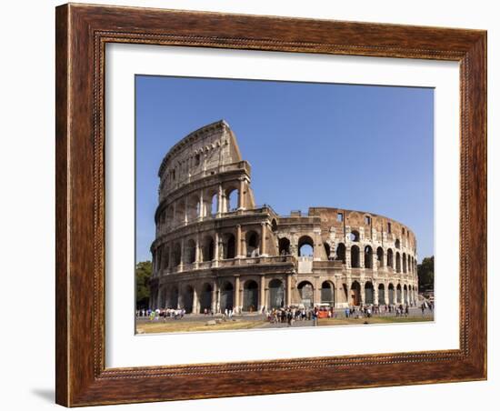 Colosseum, Rome, Lazio, Italy, Europe-Simon Montgomery-Framed Photographic Print