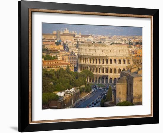 Colosseum, View from Altare Della Patria, Rome, Lazio, Italy, Europe-Marco Cristofori-Framed Photographic Print