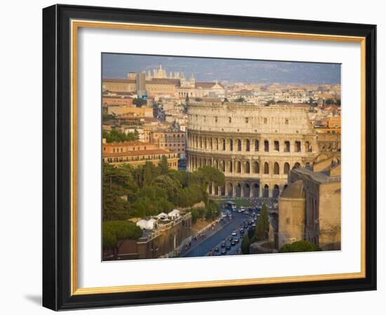 Colosseum, View from Altare Della Patria, Rome, Lazio, Italy, Europe-Marco Cristofori-Framed Photographic Print