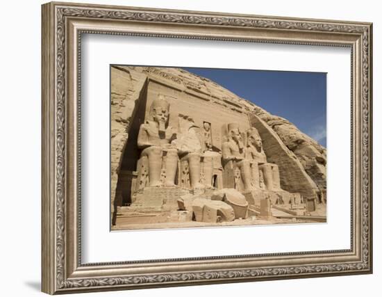 Colossi of Ramses Ii, Sun Temple, Abu Simbel, Egypt, North Africa, Africa-Richard Maschmeyer-Framed Photographic Print