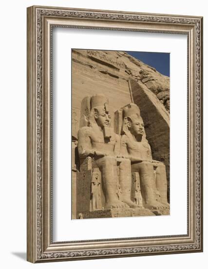 Colossi of Ramses Ii, Sun Temple, Abu Simbel, Egypt, North Africa, Africa-Richard Maschmeyer-Framed Photographic Print