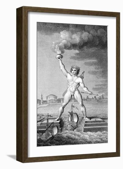 Colossus of Rhodes-null-Framed Giclee Print