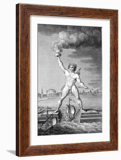 Colossus of Rhodes-null-Framed Giclee Print