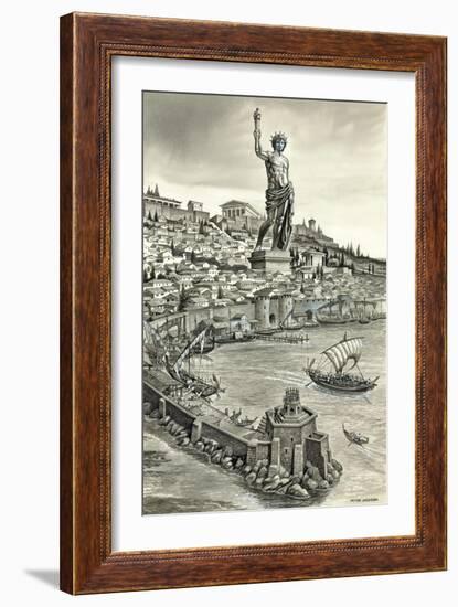 Colossus of Rhodes-Peter Jackson-Framed Giclee Print