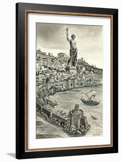 Colossus of Rhodes-Peter Jackson-Framed Giclee Print