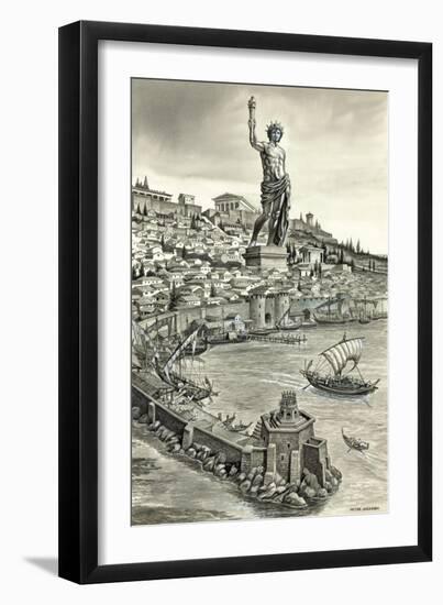 Colossus of Rhodes-Peter Jackson-Framed Giclee Print