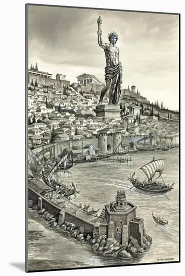 Colossus of Rhodes-Peter Jackson-Mounted Giclee Print