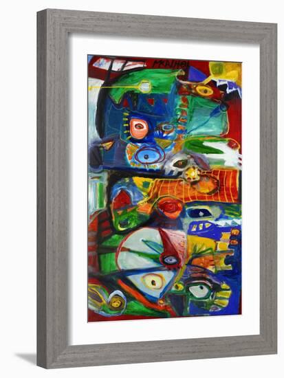 Colour Abstract-Martin Kalhoej-Framed Art Print