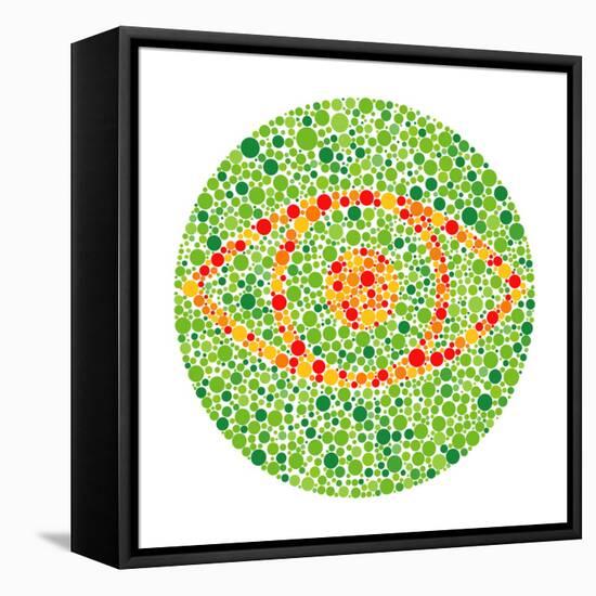 Colour Blindness Test-David Nicholls-Framed Premier Image Canvas