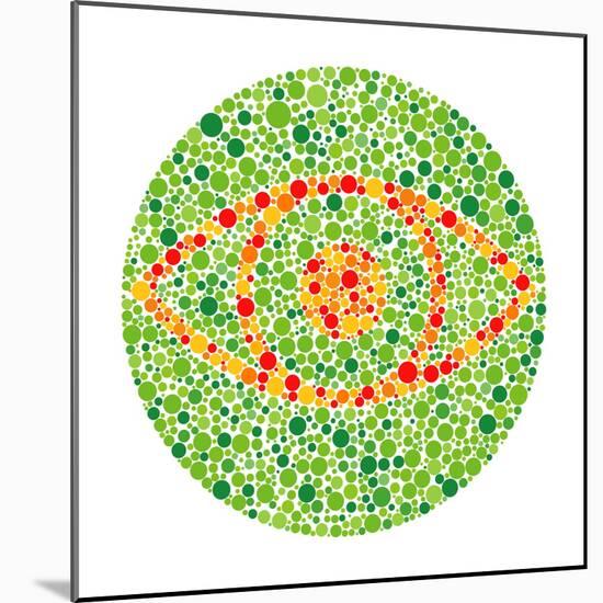 Colour Blindness Test-David Nicholls-Mounted Premium Photographic Print