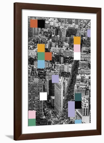 Colour Blocks-Eccentric Accents-Framed Giclee Print