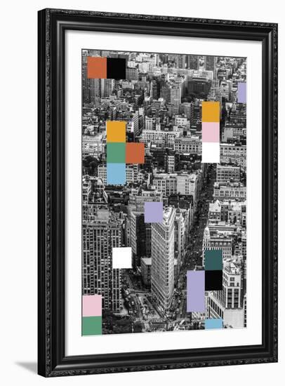 Colour Blocks-Eccentric Accents-Framed Giclee Print