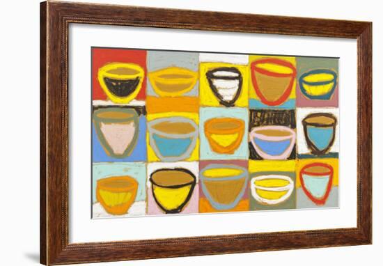 Colour Bowls, c.2009-Gordon Hopkins-Framed Serigraph