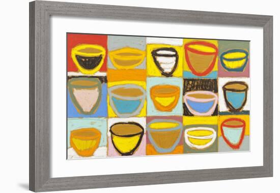 Colour Bowls, c.2009-Gordon Hopkins-Framed Serigraph