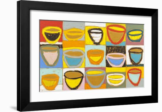 Colour Bowls, c.2009-Gordon Hopkins-Framed Serigraph