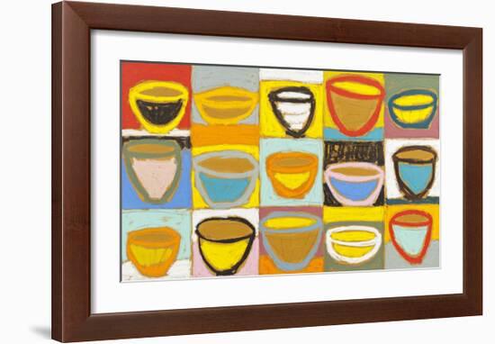 Colour Bowls, c.2009-Gordon Hopkins-Framed Serigraph