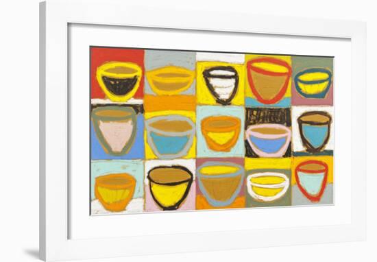 Colour Bowls, c.2009-Gordon Hopkins-Framed Serigraph