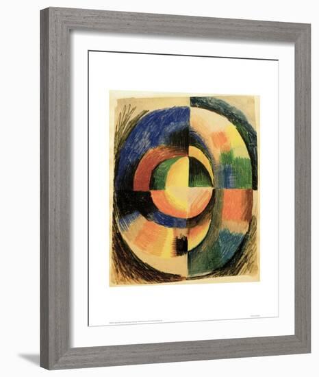 Colour Circle II (large)-Auguste Macke-Framed Giclee Print