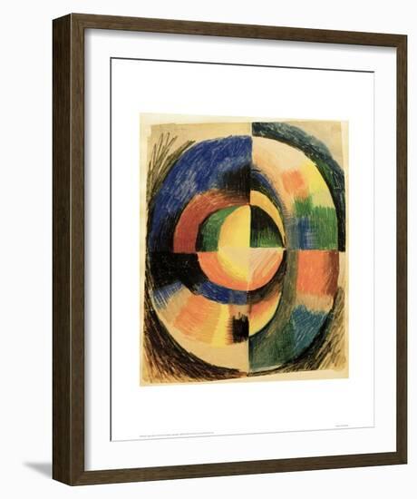 Colour Circle II (large)-Auguste Macke-Framed Giclee Print