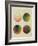 Colour Globes for Copper, Aquatint and Watercolour-Philipp Otto Runge-Framed Giclee Print