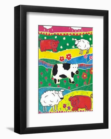 Colour Graze-Lisa V^ Keaney-Framed Art Print