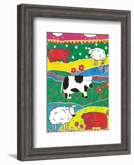 Colour Graze-Lisa V^ Keaney-Framed Art Print