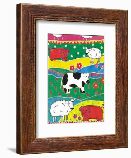 Colour Graze-Lisa V^ Keaney-Framed Art Print