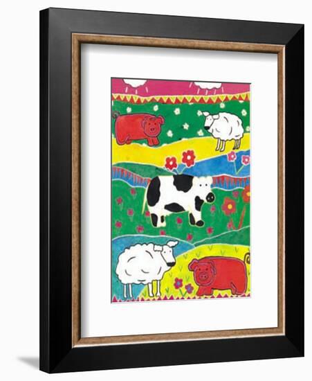 Colour Graze-Lisa V^ Keaney-Framed Art Print