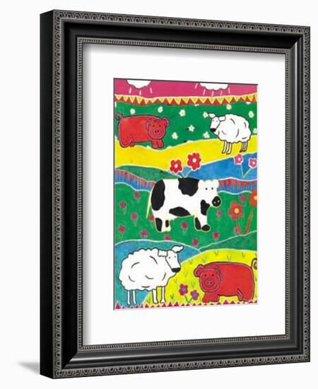 Colour Graze-Lisa V^ Keaney-Framed Art Print