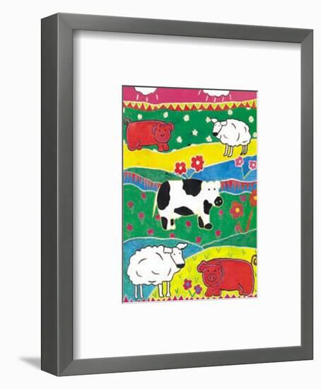 Colour Graze-Lisa V^ Keaney-Framed Art Print