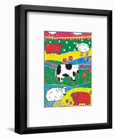 Colour Graze-Lisa V^ Keaney-Framed Art Print