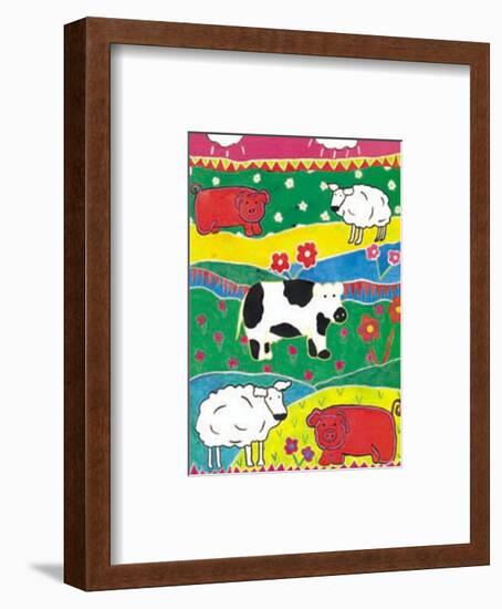 Colour Graze-Lisa V^ Keaney-Framed Art Print