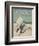 Colour Illustrated Cover Showing a Boy Scout Watching a Ship On the Horizon-null-Framed Giclee Print